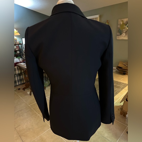 Anne Klein Suit (lined) Blazer Dark Navy Size 6 - Picture 3 of 4